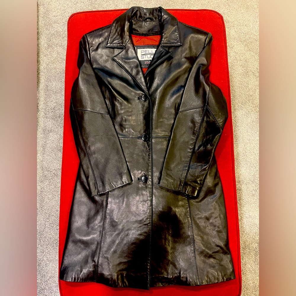 Pelle Studio (Wilson’s Leather) Jacket, Women’s Black Leather Size Large